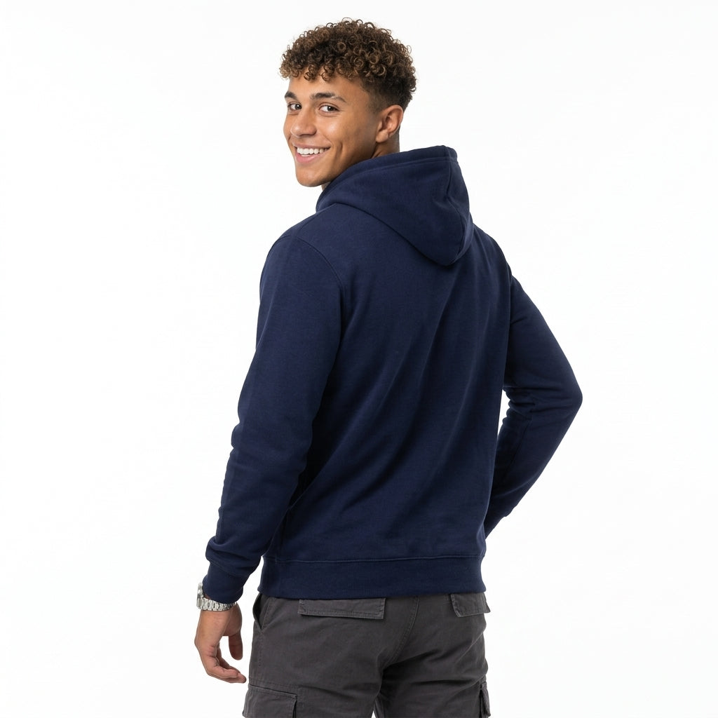 Men's Hooded Sweatshirt – Lightweight Polyester Design