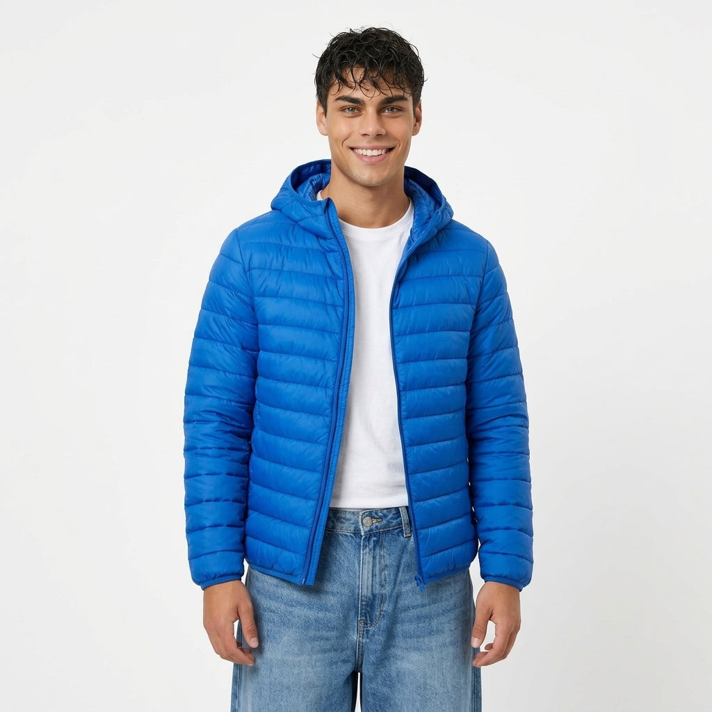 Men's Ultra-Light Down Jacket – Hooded Design