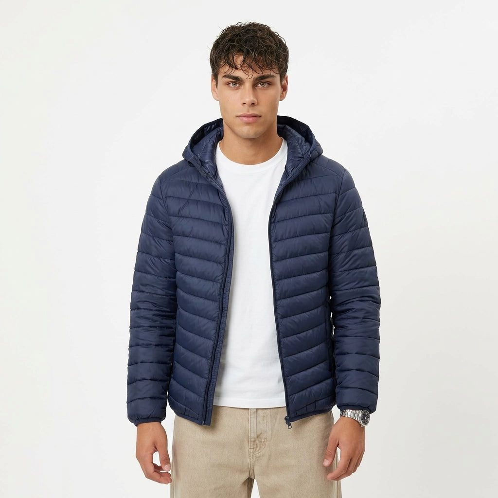 Men's Ultra-Light Down Jacket – Hooded Design