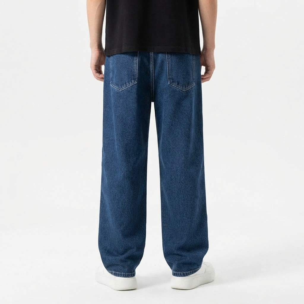 Men's Wide-Leg Jeans – Relaxed Y2K-Inspired Fit