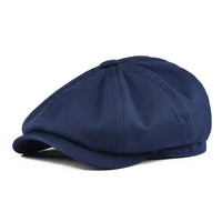 Men's Cotton Newsboy Cap – Classic 8-Panel Design