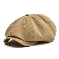 Men's Cotton Newsboy Cap – Classic 8-Panel Design