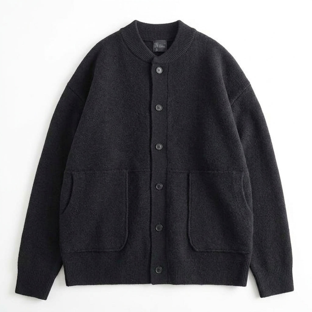 Men's Chunky Knit Cardigan – Button Front