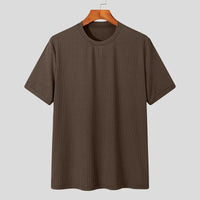 Men's Draped T-Shirt – Lightweight Loose-Fit Knit