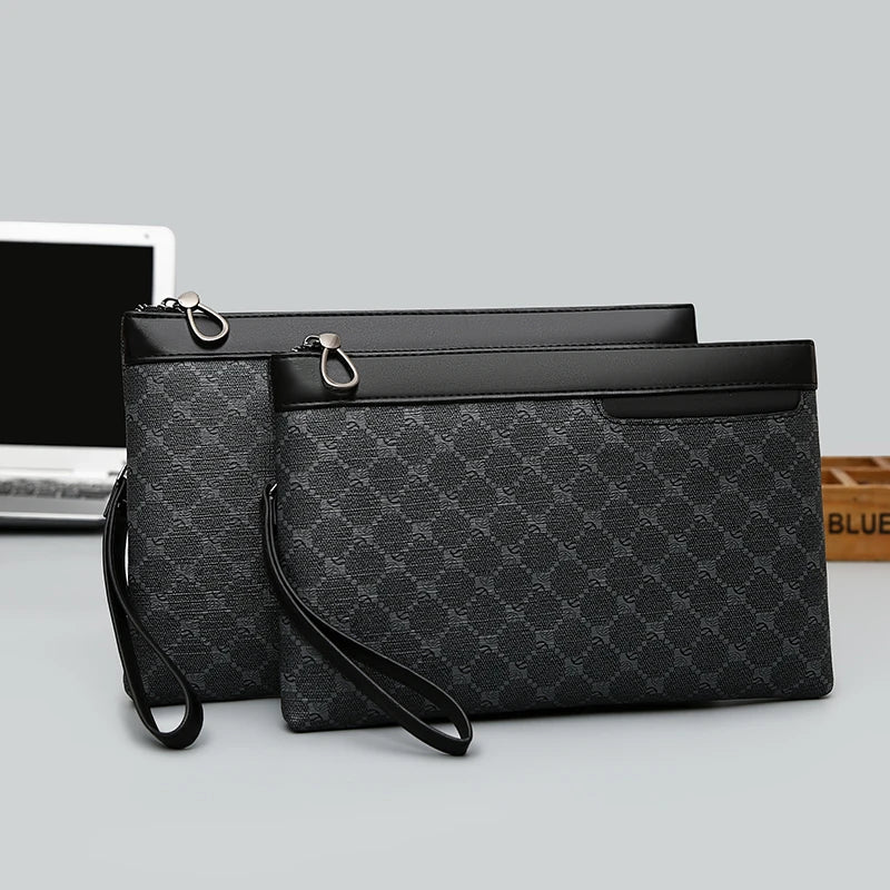 "Sartorial" Handbag – PU Leather, Multifunctional Men’s Bag