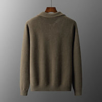 Men's 100% Merino Wool Cardigan – Chunky Button Front