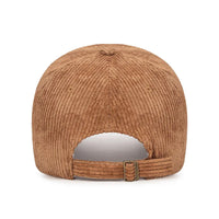 Corduroy Duckbill Cap – Solid-Colour Retro Design