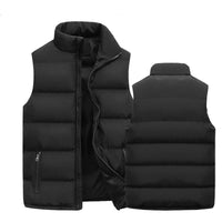 Men's Padded Vest – High Collar & Zip Pockets