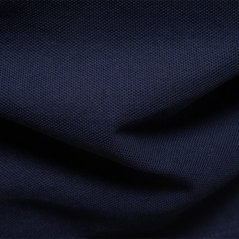 Men's Cotton Henley Polo Shirt – Long Sleeve