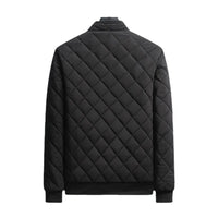 Men's Quilted Bomber Jacket – Fleece Lined