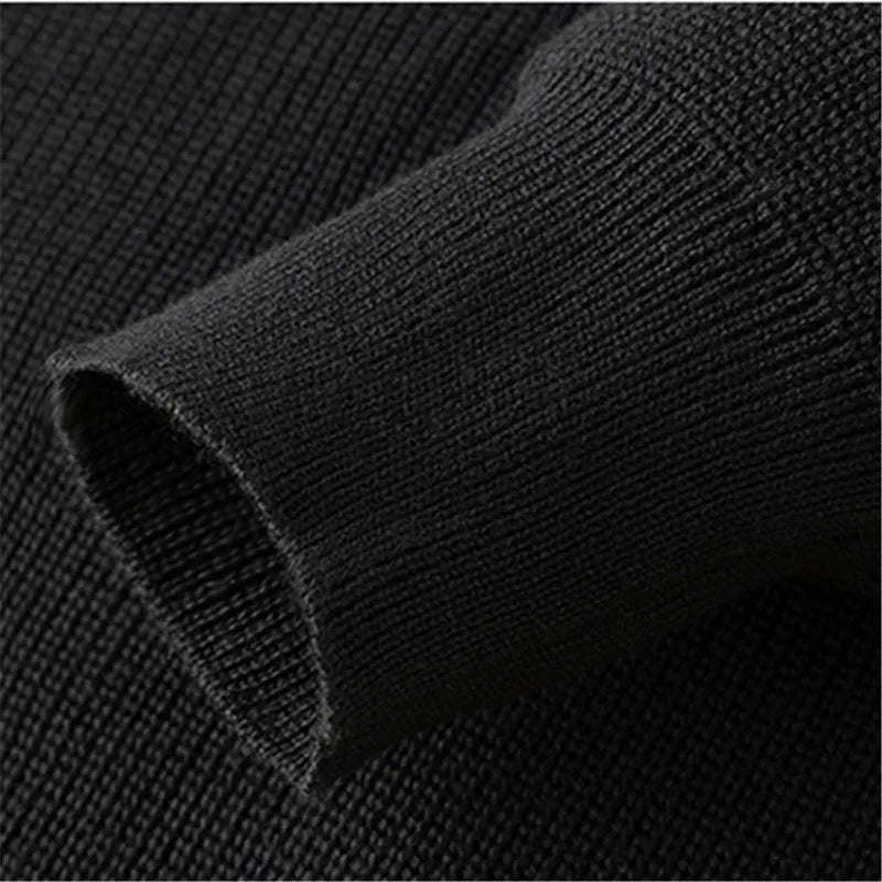 Men's Zip-Up Sweater – Cotton-Blend Relaxed Fit