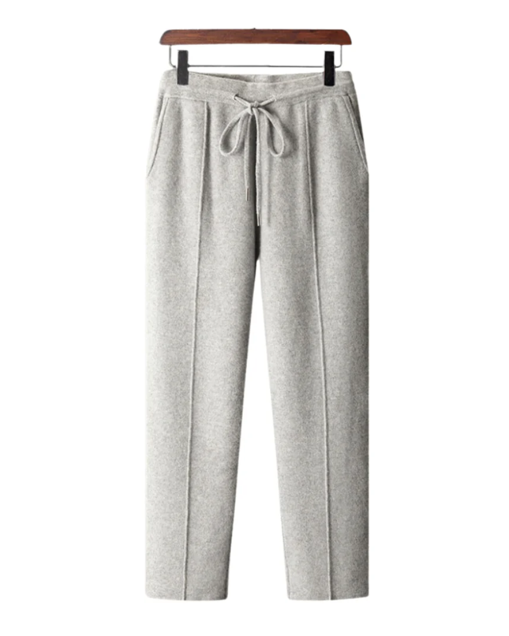 Men's Pure Cashmere Trousers – Refined Tailored Fit