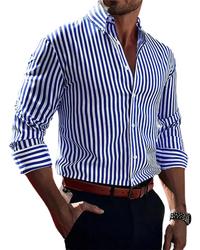 Men's Striped Shirt – Refined Classic Fit