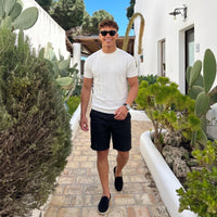 Men's Ribbed T-Shirt – Lightweight Casual Fit