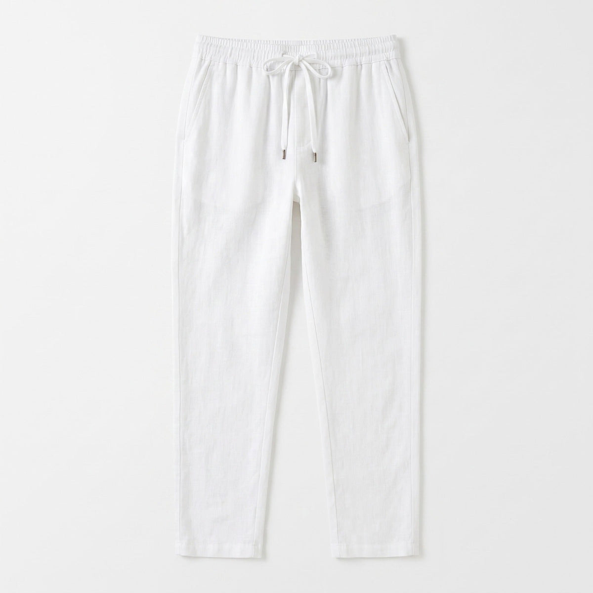 Men's Striped Shirt & Linen Trousers Set – Relaxed Fit