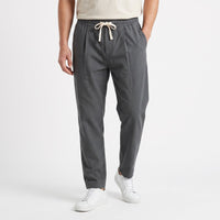 Men's Lightweight Cotton-Blend Trousers – Adjustable Waist