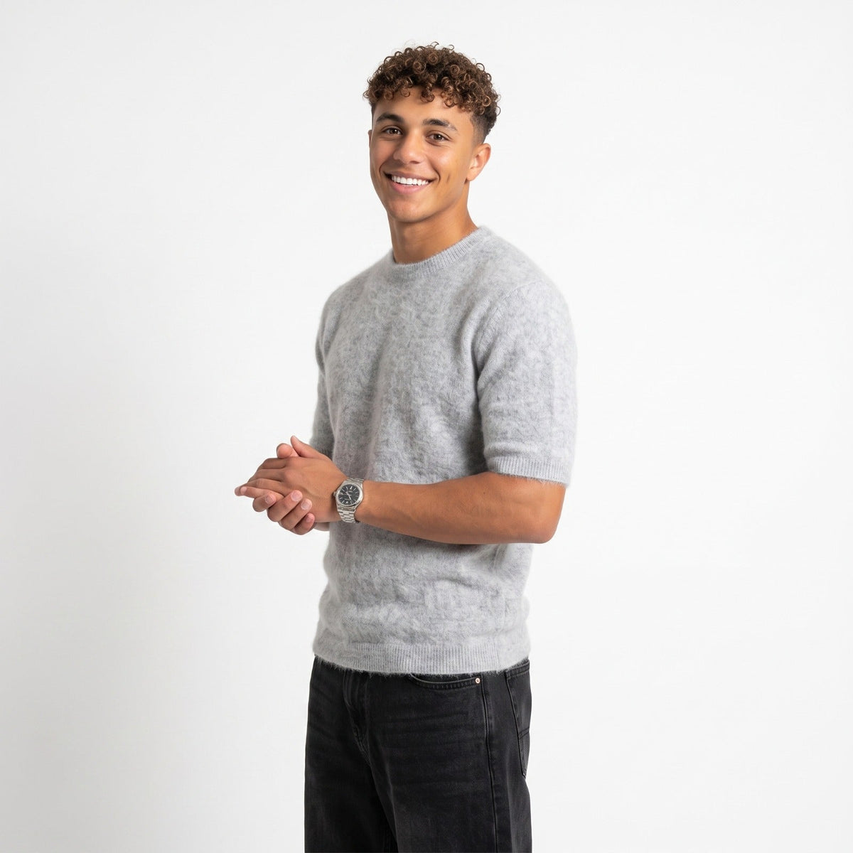 Men's Relaxed T-Shirt – Soft Crew-Neck Design