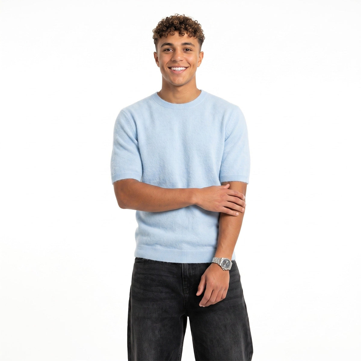 Men's Relaxed T-Shirt – Soft Crew-Neck Design