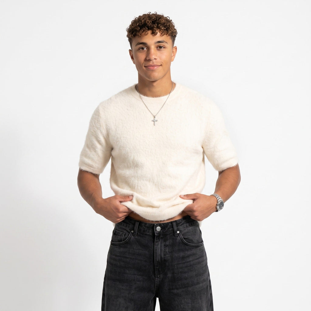 Men's Relaxed T-Shirt – Soft Crew-Neck Design