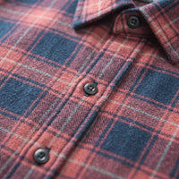 Men's Cotton Plaid Shirt – Retro Casual Fit