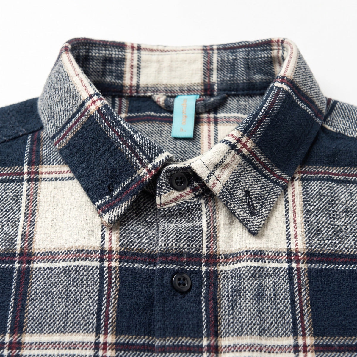 Men's Cotton Plaid Shirt – Retro Casual Fit