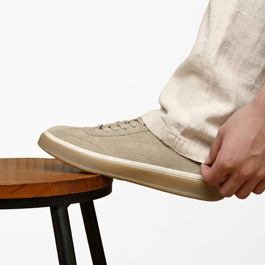 Men's Suede Sneakers – Casual Low-Profile Design