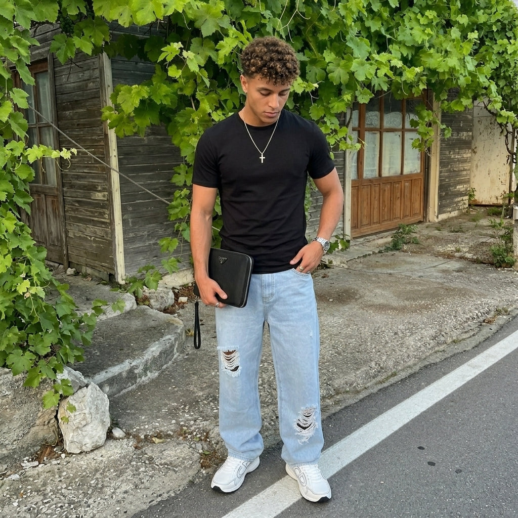 Men's Cotton T-Shirt – Lightweight Summer Fit