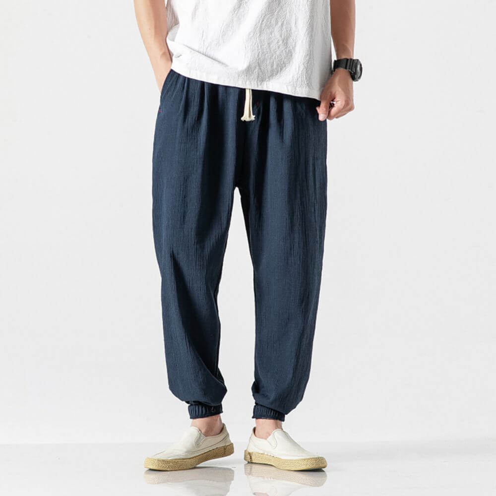 Men's Relaxed Trousers – Japanese-Inspired Fit
