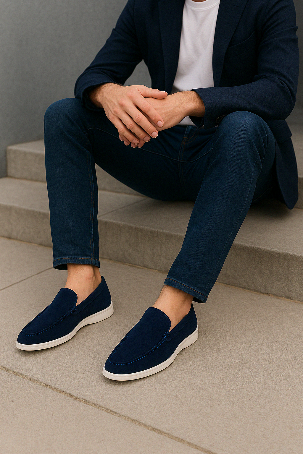 Men's Suede Loafers – Cushioned Everyday Fit