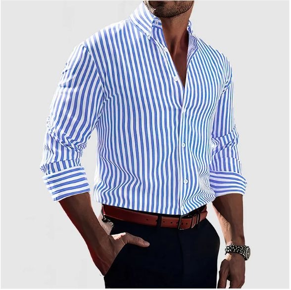 Men's Striped Shirt – Refined Classic Fit