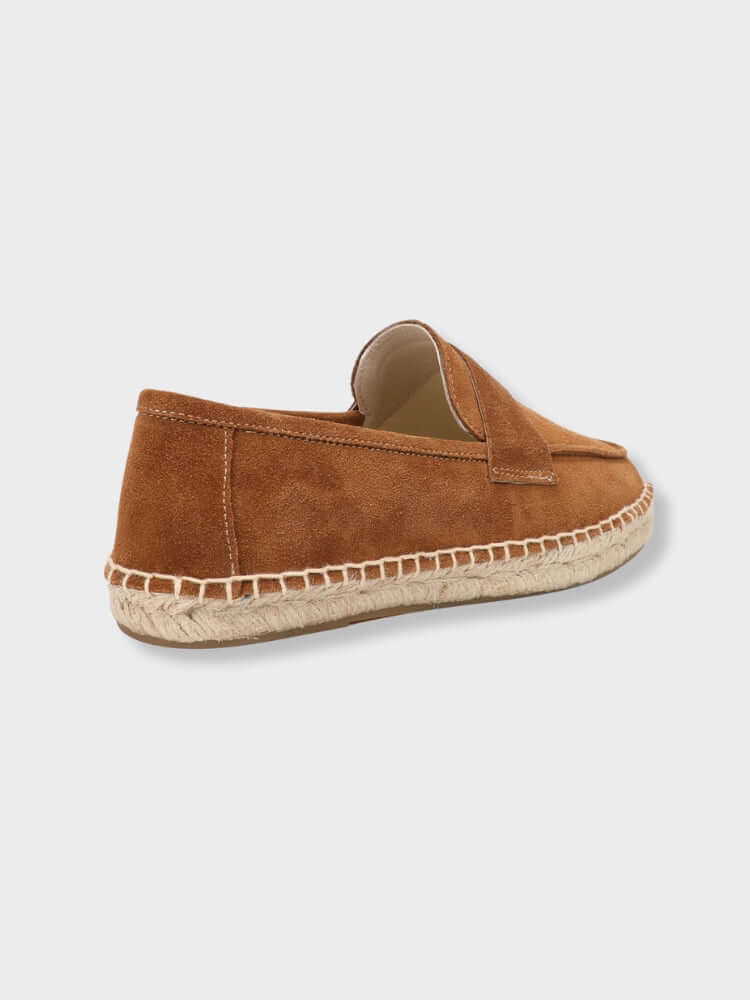 Men's Suede Penny Loafers – Artisanal Jute Sole