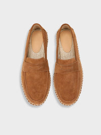 Men's Suede Penny Loafers – Artisanal Jute Sole