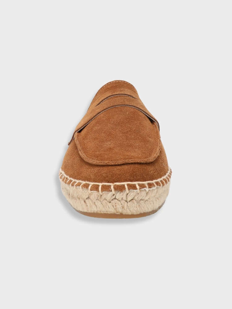 Men's Suede Penny Loafers – Artisanal Jute Sole
