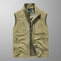 Men's Multi-Pocket Travel Vest – Lightweight & Breathable