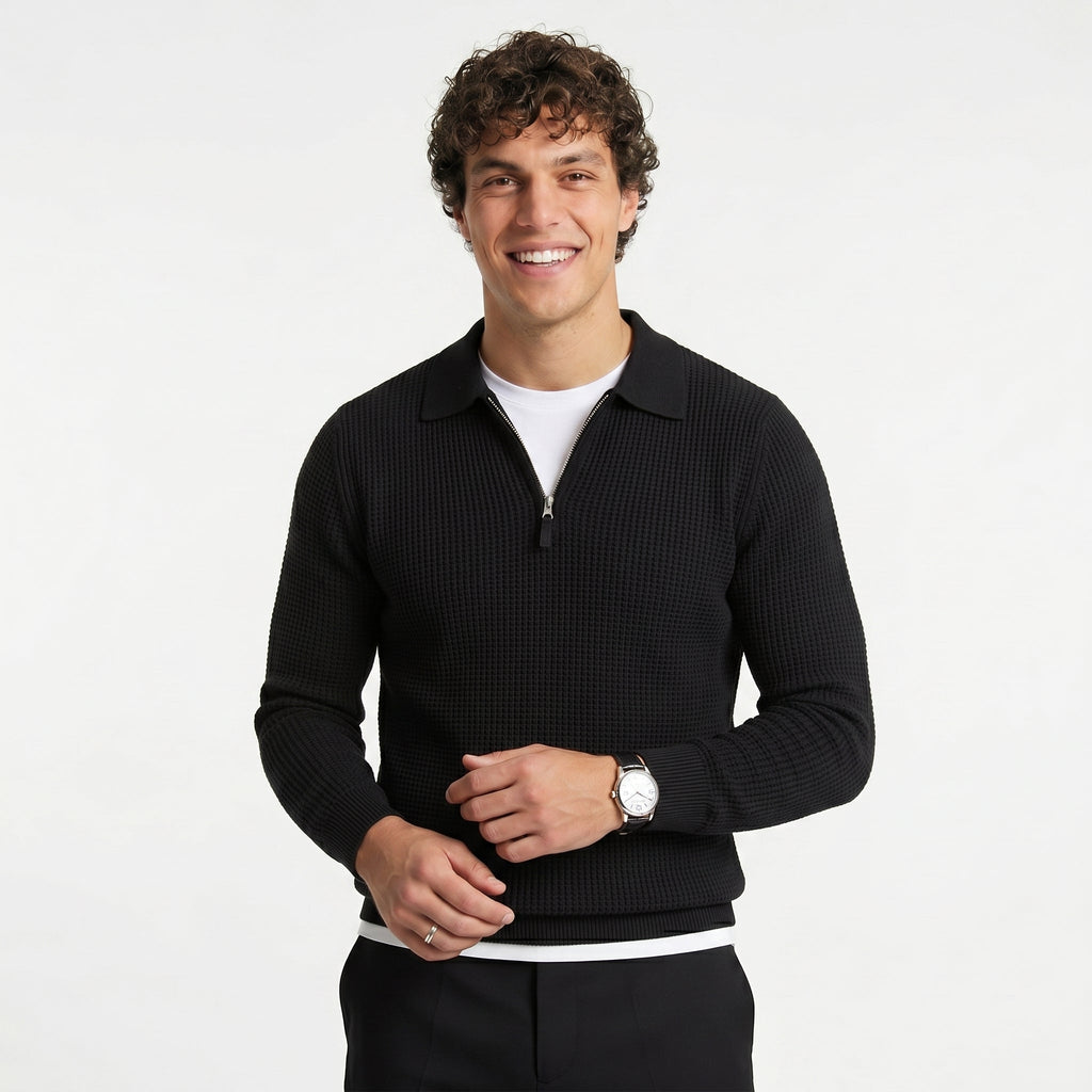 Men's Minimalist Sweater – Relaxed Lightweight Fit