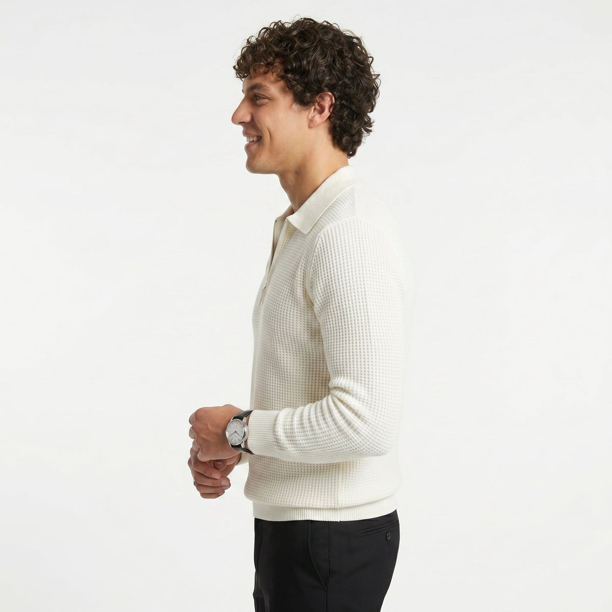 Men's Minimalist Sweater – Relaxed Lightweight Fit
