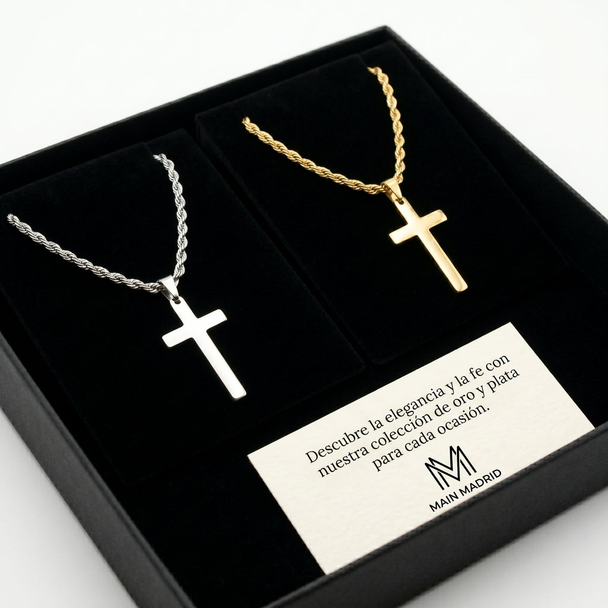 Men's Cross Necklace – Titanium Steel Construction