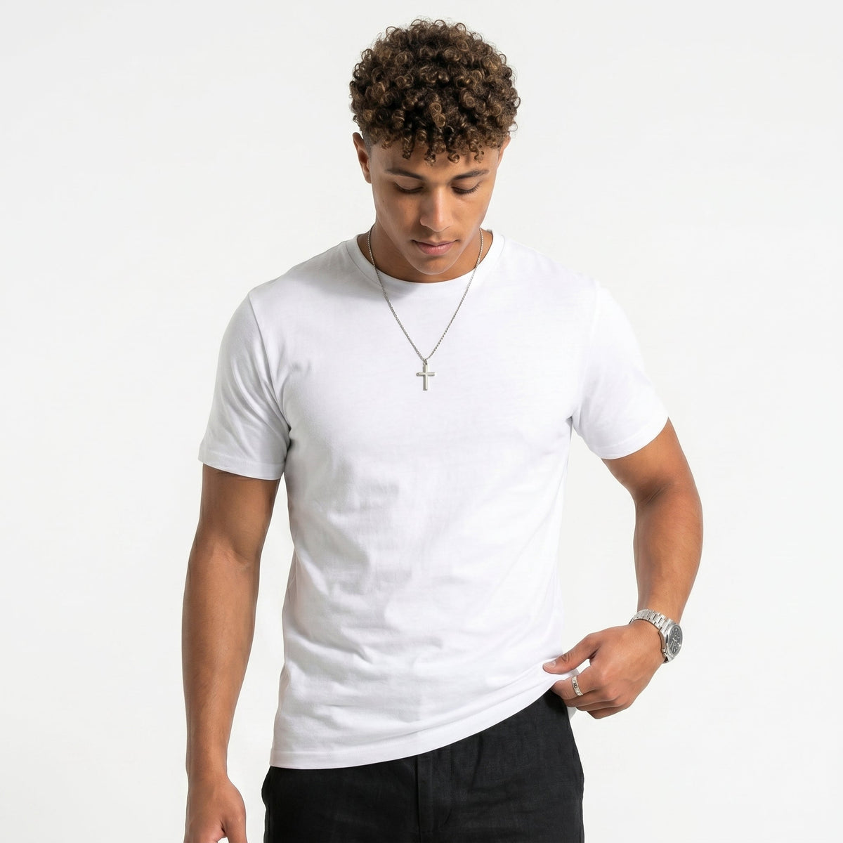 Men's Cotton T-Shirt – Lightweight Summer Fit