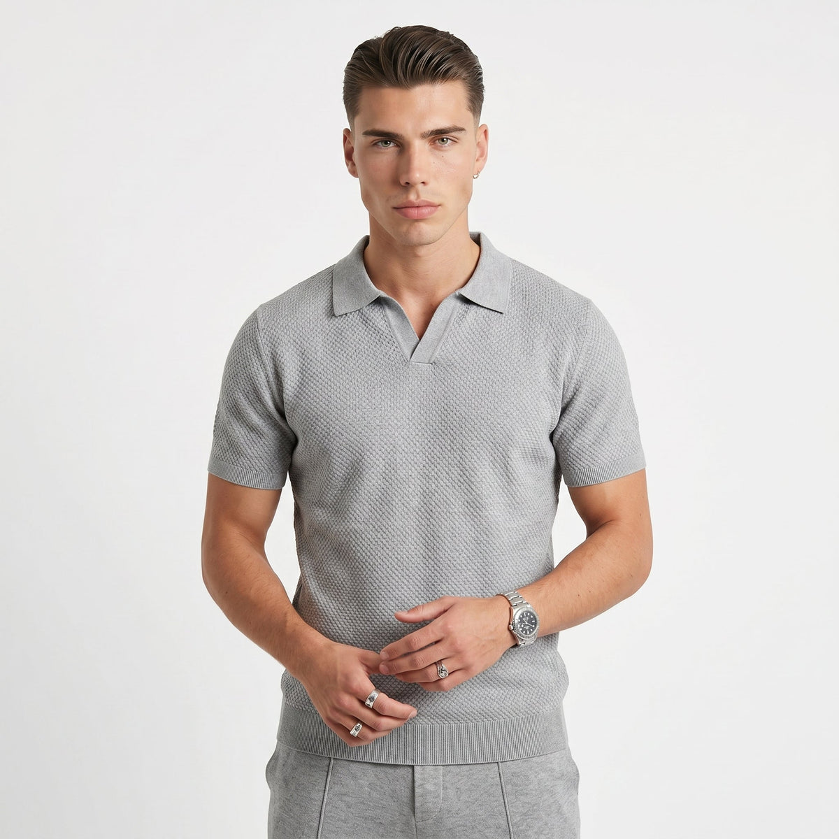 Men's Breathable Polo Shirt – Relaxed Summer Fit