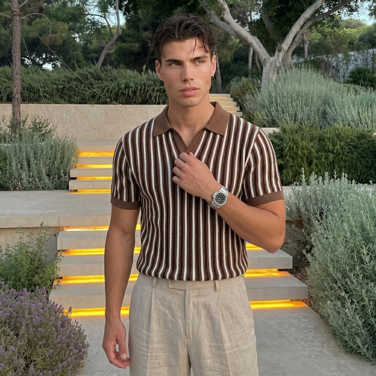 Men's Summer Polo Shirt – Breathable Wrinkle-Resistant Fit