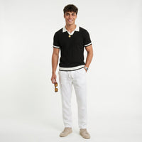 Men's Polo & Linen Trousers Set – Refined Summer Fit
