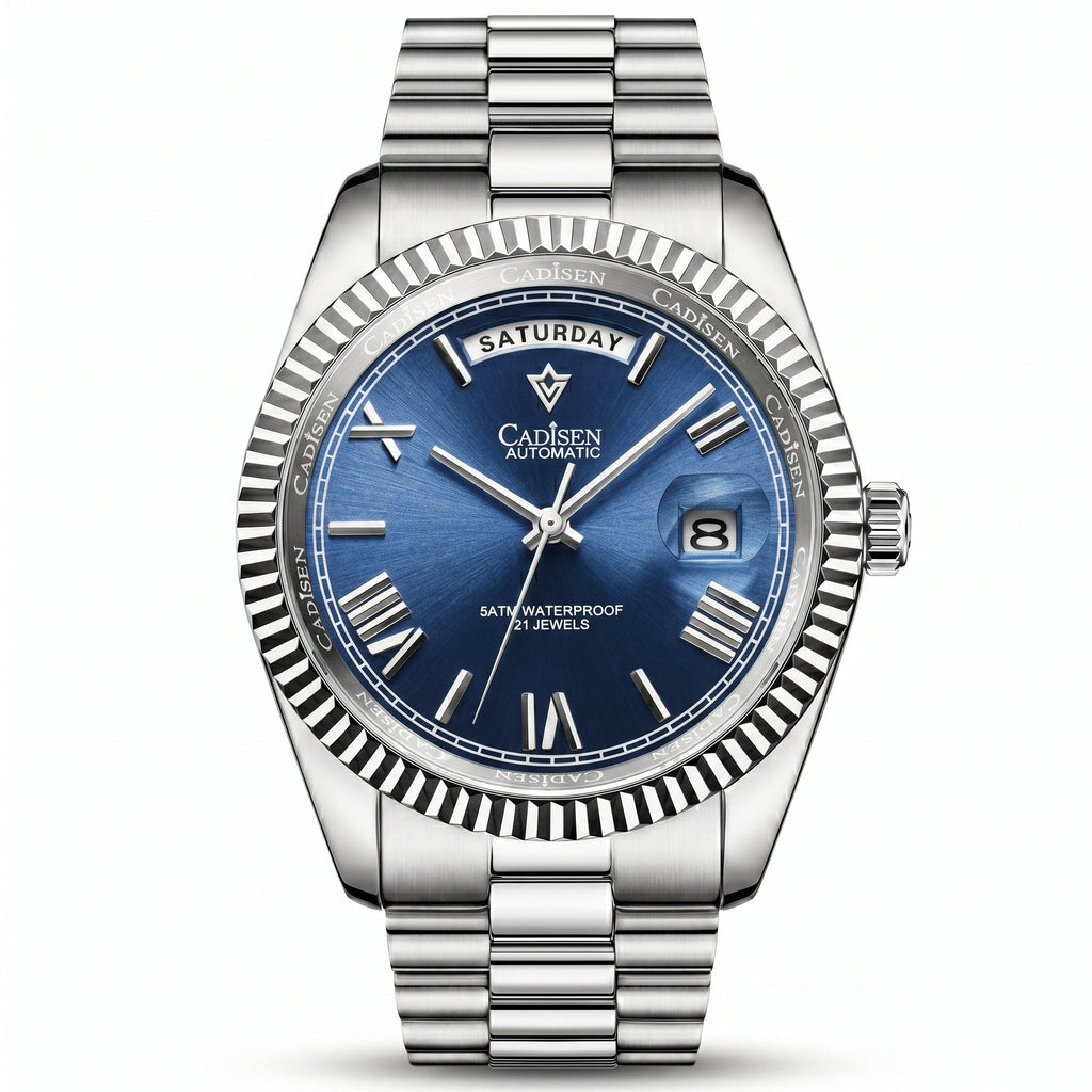 Men's Automatic Watch – Sapphire Crystal & 100 m Water Resistance
