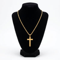 Men's Cross Necklace – Titanium Steel Construction