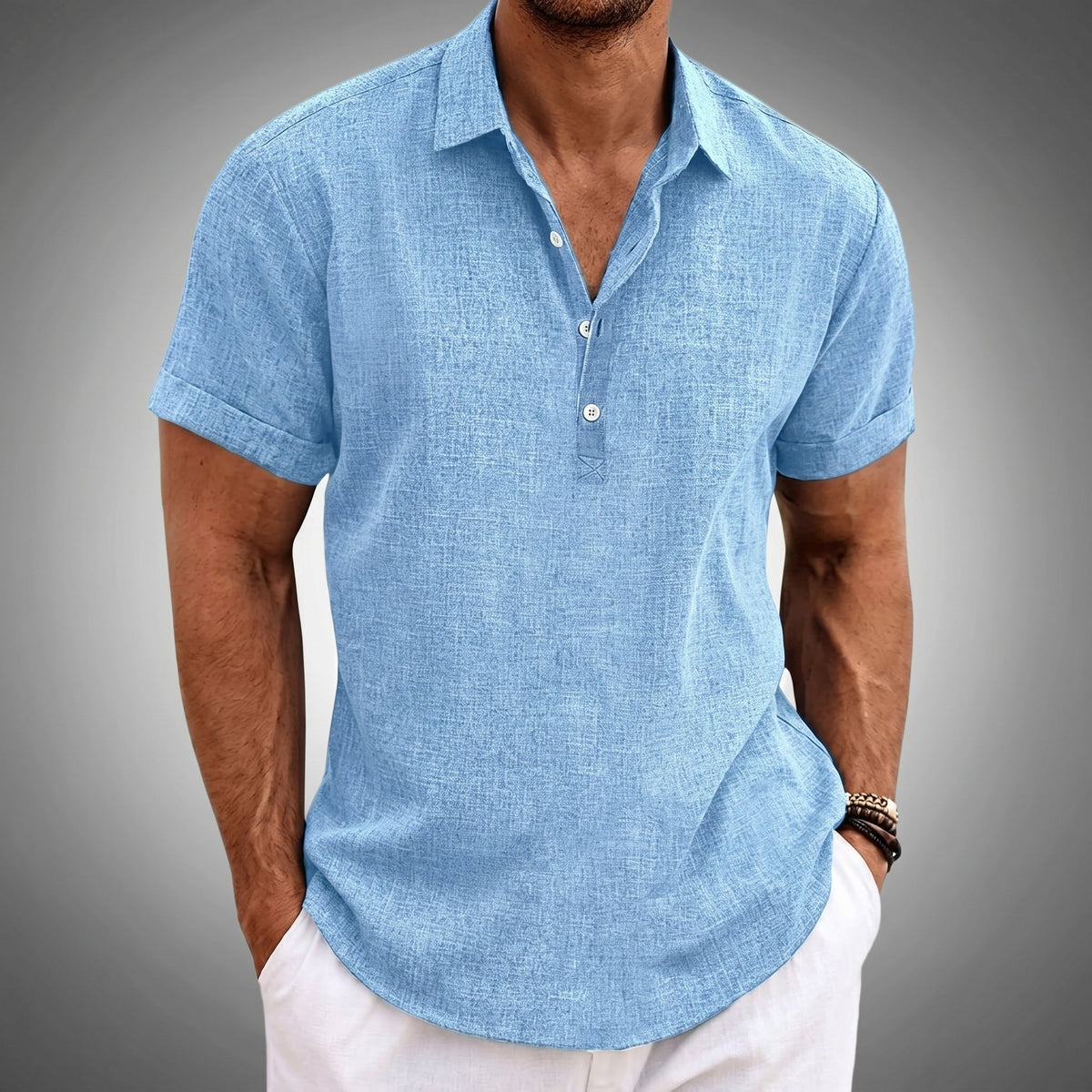 Men's Cotton Shirt – Lightweight Refined Fit