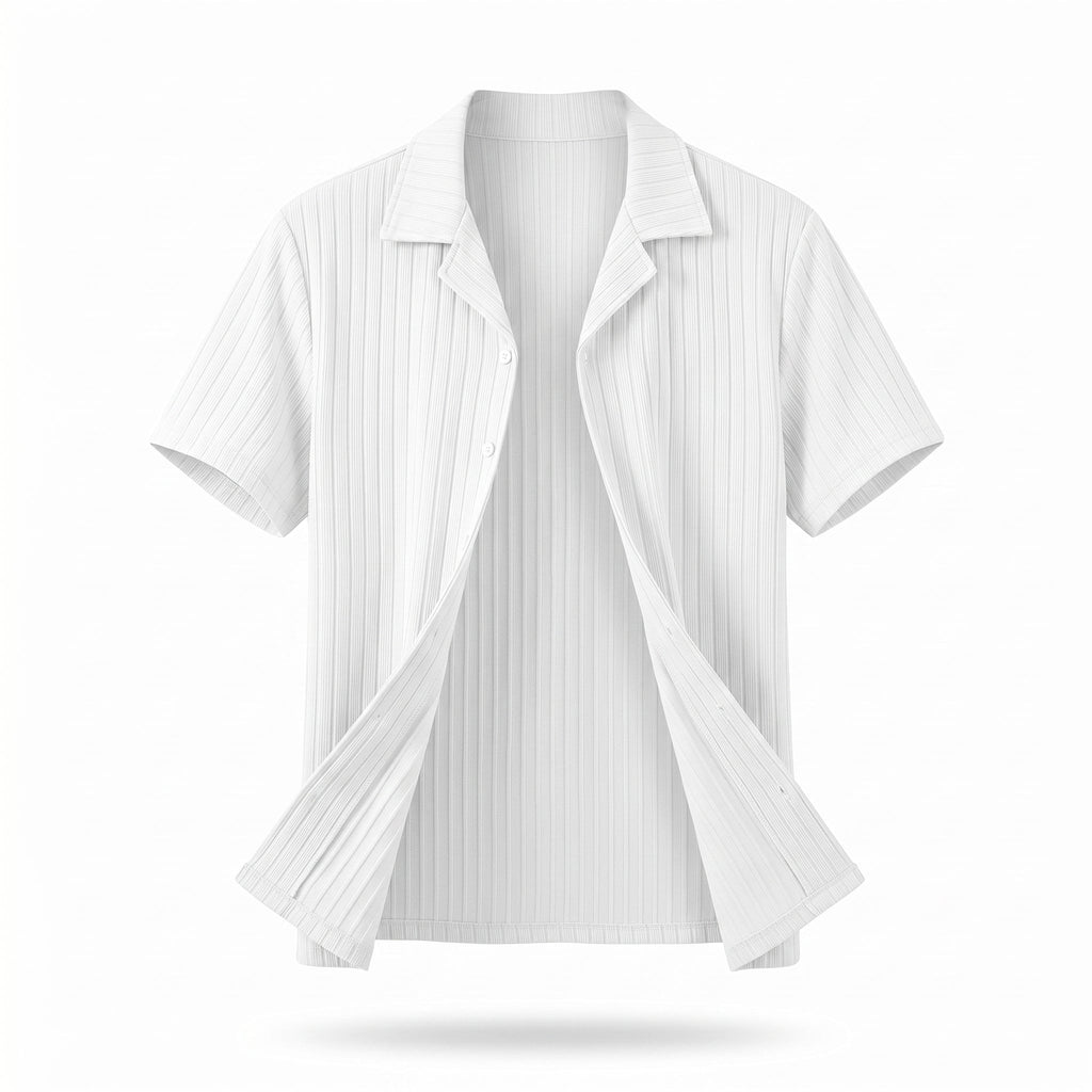 Men's Casual Shirt & Shorts Set – Lightweight Summer Fit