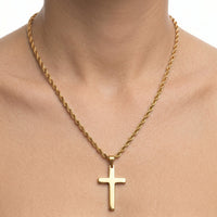 Men's Cross Necklace – Titanium Steel Construction