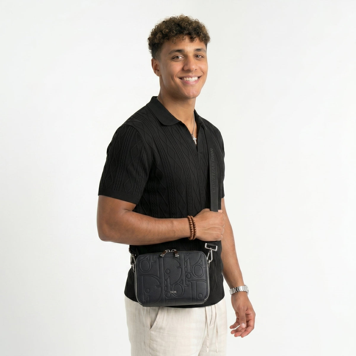 Men's Cotton-Blend T-Shirt – Relaxed Side-Slit Fit