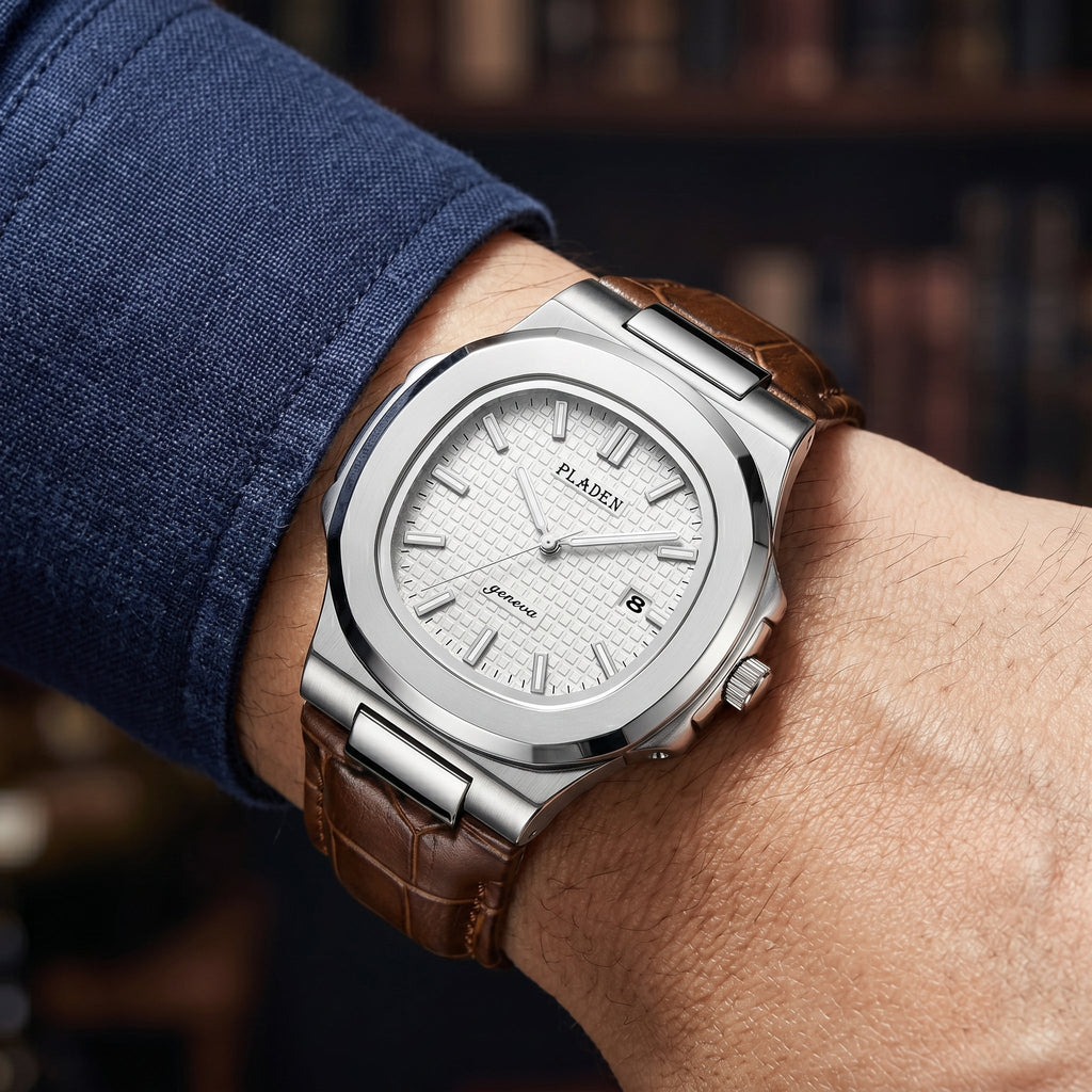 Men's Quartz Watch – Stainless Steel & 30 m Water Resistance
