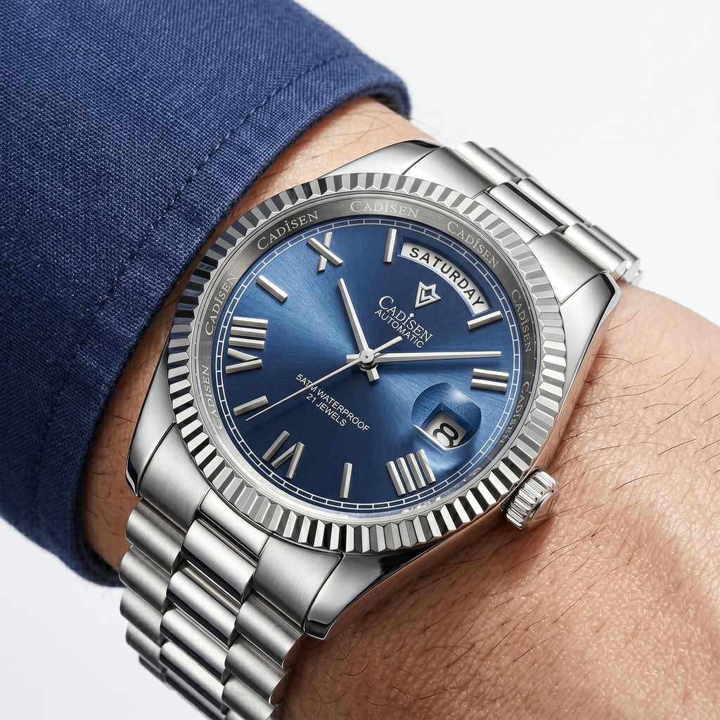Men's Automatic Watch – Sapphire Crystal & 100 m Water Resistance