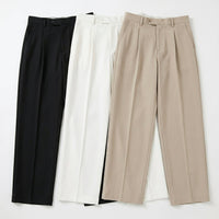 Men's Wide-Leg Trousers – Lightweight Draped Fit